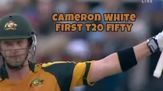 Cameron White maiden fifty in T20  | England Vs Australia