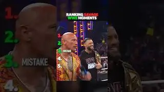 Ranking SAVAGE WWE Moments 🔥