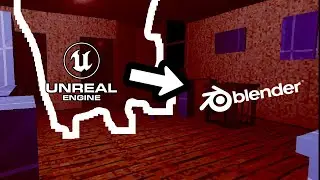 UE5 PS1 Style Game - Furniture Blockout Time-lapse