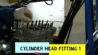 Triumph Trident T160 Rebuild. Part 56: Cylinder Head Fitting 1