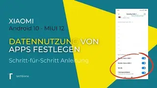 Datennutzung von Apps - Xiaomi [Android 10 - MIUI 12]