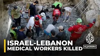 Israeli air strike kills five paramedics in Lebanon's southern Tyre district