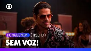 Lui Lorenzo chega totalmente afônico ao desfile da festa da Boaz! | Dona de Mim | TV Globo