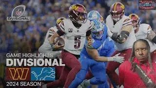 IHateSports React To Washington Commanders vs. Detroit Lions | 2024 Divisional Round Game Highlights