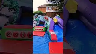 SeaWorld🐬🐳& Jungle Bounce House With Slide #bouncy #bouncycastle #seaworld #jungle