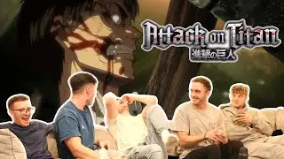 CRAZIEST CLIFFHANGER EVER..Anime HATERS Watch Attack on Titan 1x23-24 | Reaction/Review