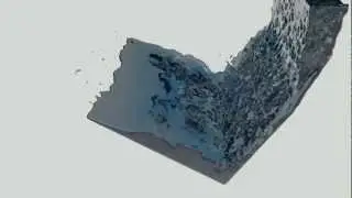 Realflow 5 High Resolution Render 300.000 PARTICLES