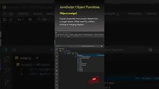 JavaScript Object Functions: Using Object.assign() 