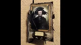 ✨️SOLD✨️ - Super Grungy Edgar Allan Poe themed Junk Journal #junkjournal #gothicjournal