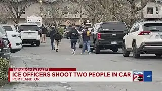 ICE officers shoot 2 people in car in Portland, Oregon