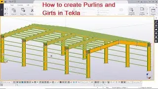 How to create Purlins and Girts in Tekla