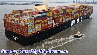 This is The World's largest container ship, The 