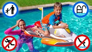 Vlad e Niki imparano le regole di sicurezza e il buon comportamento per i bambini
