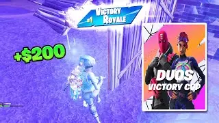 How WE WON $200 In The Duo Victory Cup 🏆