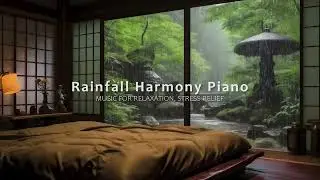 The sounds of piano and rain help reduce mental fatigue after a long day, promoting deeper sleep.