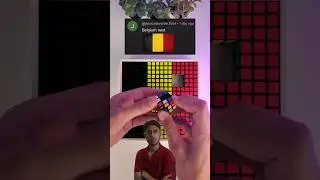 Making the flag of belgium 🇧🇪 with cubes #rubikscube #puzzle #cube #viral #allcountryflag #art
