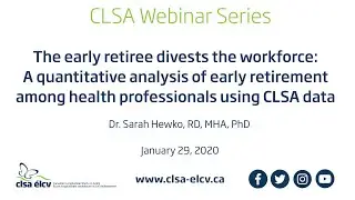 A quantitative analysis of early retirement among health professionals using CLSA data