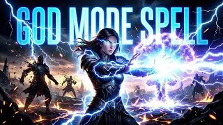 Skyrim Mod &ndash; GOD MODE SPELL ⚡ Lightning God Cheat That Deletes Everything