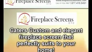 Custom Fireplace Screens