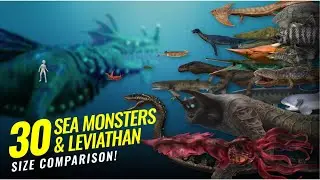 Sea Monsters & LEVIATHAN Size Comparison