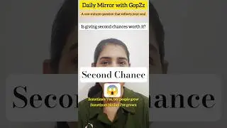 Day 29 |Daily Mirror With GopZz #shorts #dailyquestions #selfreflection #youtubeshorts #video #love