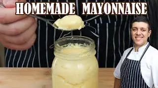 How to Make Mayonnaise by Hand | Fast and Easy Homemade Mayonnaise Recipe by Lounging with Lenny