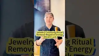 Jewelry Cleansing Ritual to Remove Negative Energy & Attract Luck#fengshui #energy#lucky#wealth