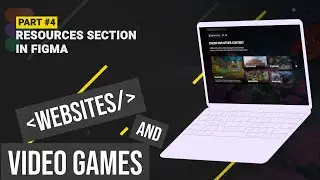 Resources layout in Figma | Datblock Game Resources section. W&G Ep. 4 💻 🎮