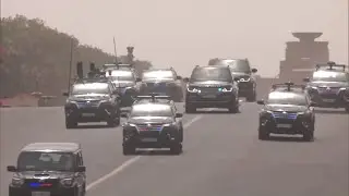 PM Modi High Security Convoy at President Office Delhi  | TV5 News