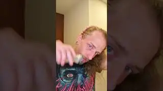 This is So Hard Shaving My Long Balding Long Hair