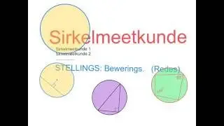 Sirkelmeetkunde 1 alle stellings in kort en n paar  aksiomas  en aanvaarde afkortings (Mathdou)