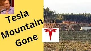 Tesla Giga Berlin Update Leveling Progressing, Rubble Mountain Gone