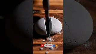 The Most Satisfying Rock Cut You'll Ever Hear 🔪🪨|ASMR CuttingSounds #shorts #trendingshorts  #stone