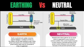 Earthing and Neutral || Neutral vs Earthing 