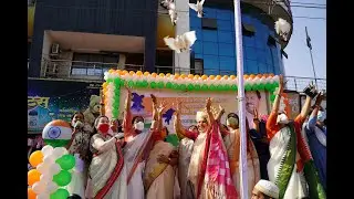 Roha Republic Day 26 January 2022 Parade,75 Flag Hoisting At A Time
