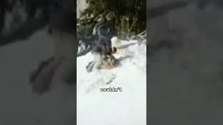 HUGE ski crash