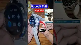 Goboult Tuff Hawk Smartwatch 😱 With Torch #shorts
