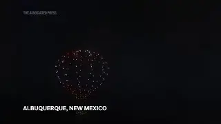 Flotilla of hot air balloons take flight at international fiesta in New Mexico
