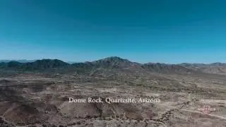 Amazing 4k Drone footage. Phantom 4. Dome Rock. Quartzsite, Arizona
