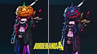 Borderlands 4 Halloween Pumpkin Head in ALL SKINS (Horrors of Kairos)