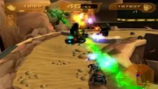 Ratchet & Clank: Up Your Arsenal Boss # 28: The Four-Eyed Tyhrranoid Commanders