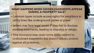 What Happens When Hidden Easements Appear During A Property Sale? - Avoiding Common Legal Mistakes