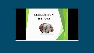 Concussion in Sport Presentation Dr Arnold (Recording)