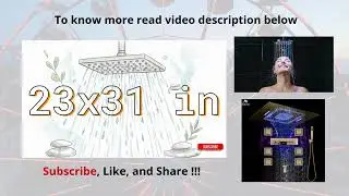 M Boenn Music LED Shower: Luxury Spa System & Powerful Body Jets