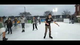 Ice skating in Mississippi.