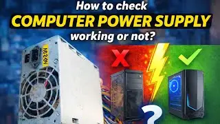 How to check computer powersupply working or not? Kaise pata lagaye ki computer power supply sahi ha