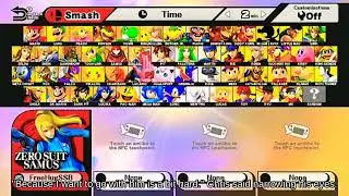 Nair Lucas holding Party Ball fighting on Orbital Gate Assault - Super Smash Brothers Ultimate