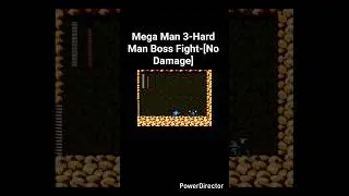 Mega Man 3-Hard Man Boss Fight-[No Damage] #megaman #retrogaming #nodamage
