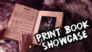 LIBRO artesanal de CUERO ►📖 nuestro BOOK de prints [COSPLAY]