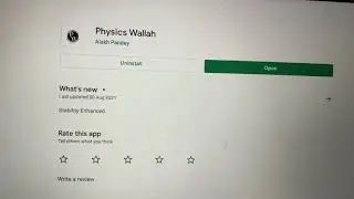 Physics Wallah app on Chromebook full screen | Physics Wallah app video playback test